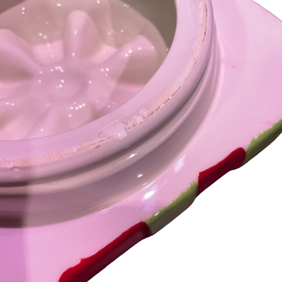 VINTAGE REAL HOME CERAMIC CHRISTMAS PRESENT COOKIE JAR APROX: 8”x 7”x 8” - Picture 5 of 7